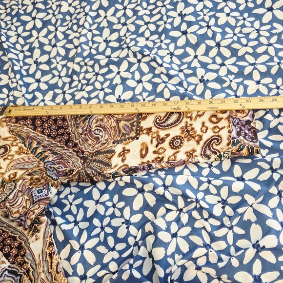 Chico's Shirt Dress Paisley Button Up Tunic Cottage Core Size Chico's 2=US L/12 - Picture 12 of 12